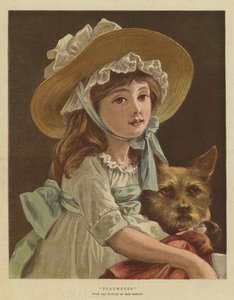 Playmates (chromolitho) autorstwa English School