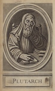 Plutarch, grecki historyk i pisarz (grafika) autorstwa English School