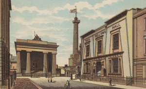 Plymouth: Guildhall, Devonport (kolor lito) autorstwa English School