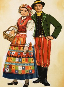 strój polski autorstwa English School