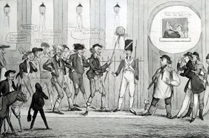 Biedni zamarli ogrodnicy, 1820 autorstwa English School