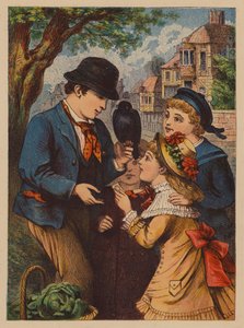 Biedny Jack (kolorowa litografia) autorstwa English School