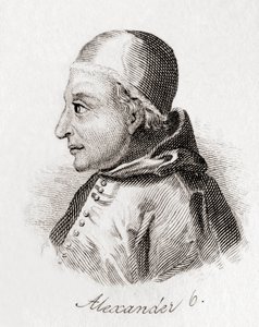 Papież Aleksander VI autorstwa English School