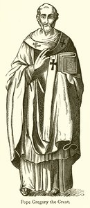 Papież Grzegorz Wielki autorstwa English School