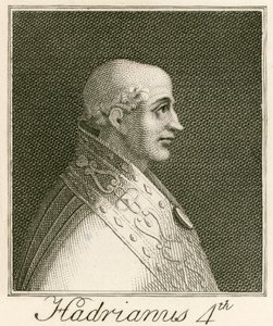 Papież Hadrian IV autorstwa English School