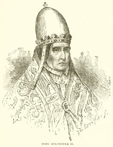 Papież Sylwester II autorstwa English School