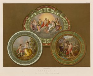Porcelana z Cesarskiej Manufaktury w Wiedniu autorstwa English School