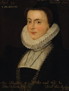 Portret Anne Blythe autorstwa English School