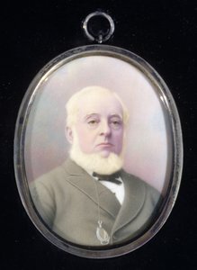Miniaturowy portret Warrena de la Rue (1815-89) autorstwa English School