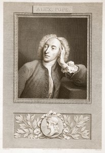 Portret Aleksandra Papieża, ilustracja z David Hume The History of England, wyd. R. Bowyer, Londyn, 1812 r. autorstwa English School