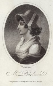 Portret Anny Laetitii Barbauld autorstwa English School