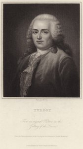 Portret Anne-Robert-Jacques Turgot autorstwa English School