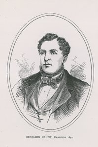 Portret Benjamina Caunta autorstwa English School
