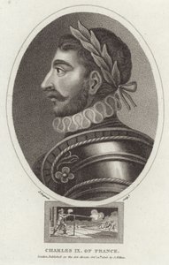 Portret Karola IX z Francji autorstwa English School