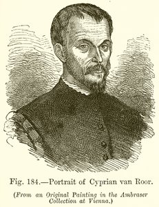 Portret Cypriana Van Roora autorstwa English School