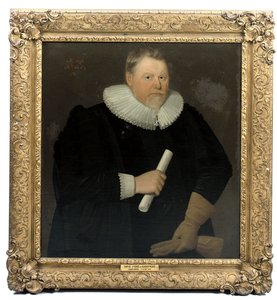 Portret Dawida, 1. hrabia Barrymore, c.1636 autorstwa English School