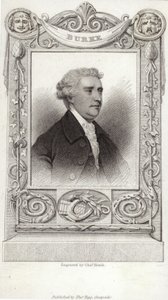 Portret Edmunda Burke .a autorstwa English School