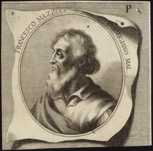 Porträt von Francesco Mazzola von English School