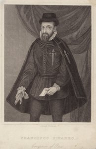 Portret Francisco Pizarro autorstwa English School