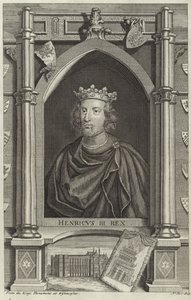 Portret Henryka III Anglii autorstwa English School