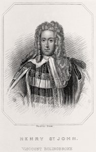Portret Henryka St. Johna, wicehrabiego Bolingbroke, 1835 autorstwa English School