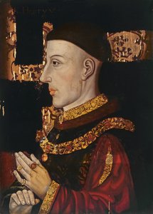 Portret Henryka V (1387-1422) (podczas renowacji) (patrz 99913)