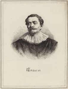 Portret Jacoba Jordaensa autorstwa English School