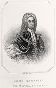 Portret Johna Campbella, księcia Argyll i Greenwich, 1835 autorstwa English School