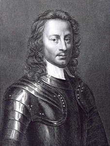 Portret Johna Hampdena (1594-1643) (rycina) autorstwa English School