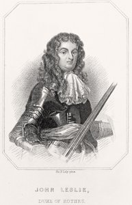 Portret Johna Lesliego, księcia Rothes, 1835 autorstwa English School