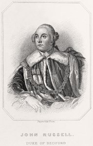 Portret Johna Russella, księcia Bedford, 1835 autorstwa English School