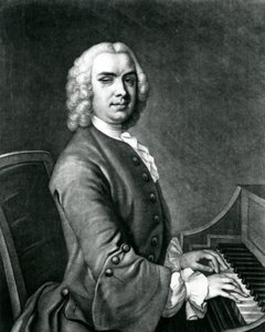 Portret Johna Stanleya (1712-86) (grafika) autorstwa English School