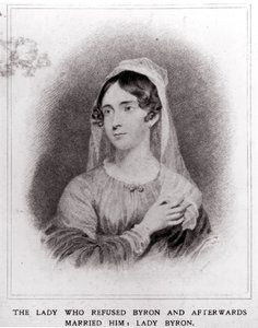 Portret Lady Byron (1792-1863) autorstwa English School