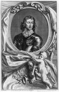Portret generała porucznika Johna Lamberta (1619-83) wykonany przez Jacobusa Houbrakena (1698-1780) autorstwa English School