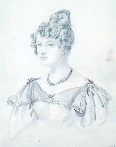 „Portret M.A.R. przez GB”, z albumu Michaela Faradaya autorstwa English School