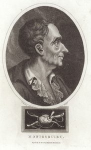 Portret Monteskiusza autorstwa English School