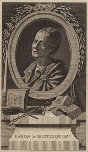 Portret Monteskiusza autorstwa English School