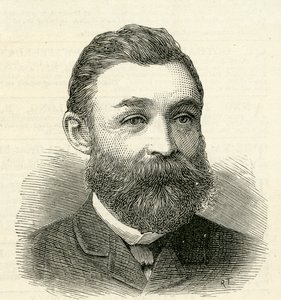 Portret pana R.Urwina, sekretarza komisarzy ds. ulepszeń w Tyne, 1884 r autorstwa English School
