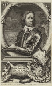 Portret Olivera Cromwella autorstwa English School