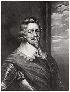Portret Patricka Ruthvena, hrabiego Brentford (ok. 1573-1651) grawerowany przez Richarda Earloma (1743-1822) i Charlesa Turnera (ok. 1773-1857) z Illustrious Characters in British History (mezzotinta) (bw fot. autorstwa English School