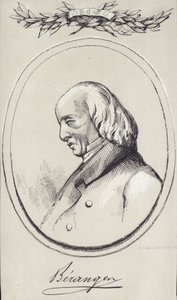 Portret Pierre-Jeana de Beranger autorstwa English School