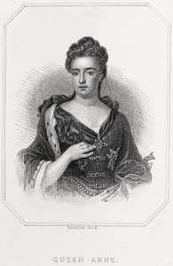 Portret królowej Anny, 1835 autorstwa English School
