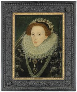 Portret królowej Elżbiety I, ok.1580 autorstwa English School