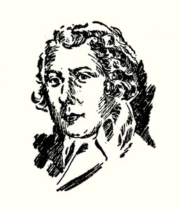 Portret Richarda Brinsleya Sheridana (litografia) autorstwa English School
