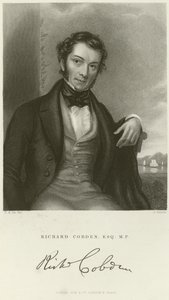 Portret Richarda Cobdena autorstwa English School