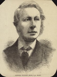 Portret Richarda Normana Shawa autorstwa English School