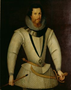 Portret Roberta Devereux, hrabiego Essex (1566-1601) autorstwa English School