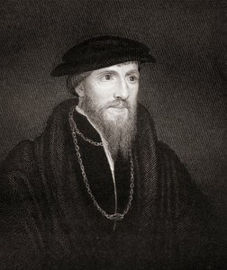 Portret Sir Anthony Denny (1501-49) z Lodges British Portraits, 1823
