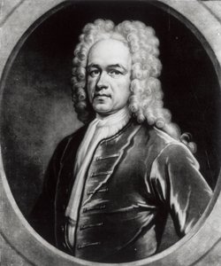 Portret Sir Johna Blunta (ok. 1665-1733) (zdjęcie bw) autorstwa English School
