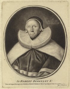Portret sir Roberta Berkeley autorstwa English School